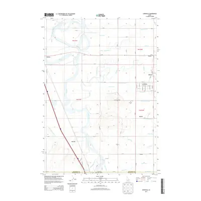 2013 Map of Lewisville, 2013 Print