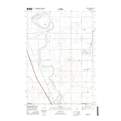 2017 Map of Lewisville, 2017 Print