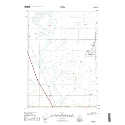 2020 Map of Lewisville, 2020 Print