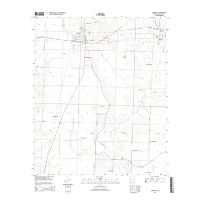 2014 Map of Lewisville, 2014 Print