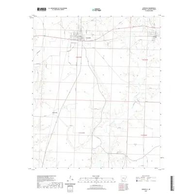 2020 Map of Lewisville, 2020 Print