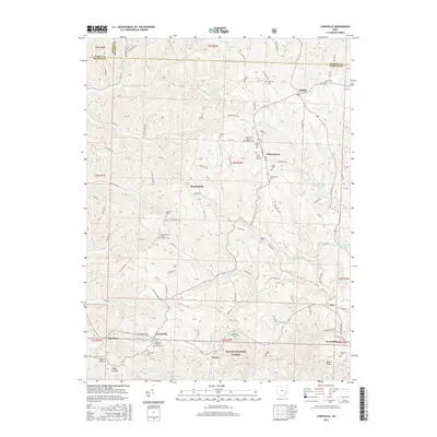 2016 Map of Lewisville, 2016 Print