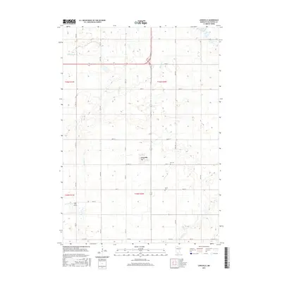2016 Map of Lewisville, 2016 Print