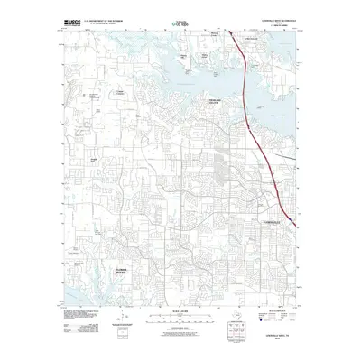 2010 Map of Lewisville West, 2010 Print