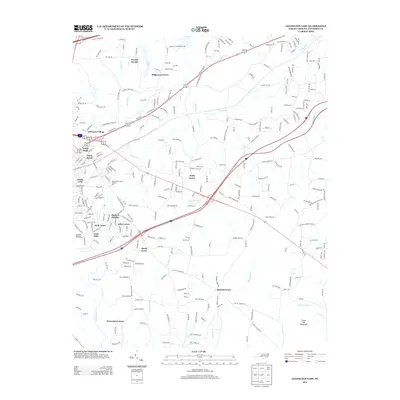 2013 Map of Lexington East, 2013 Print