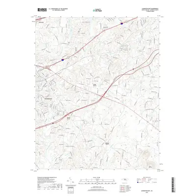 2019 Map of Lexington East, 2019 Print