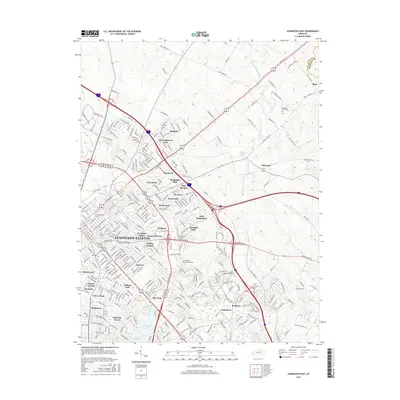 2016 Map of Lexington East, 2016 Print