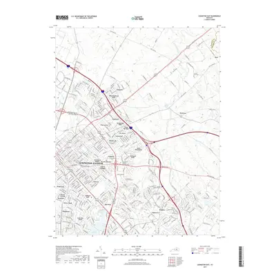 2019 Map of Lexington East, 2019 Print