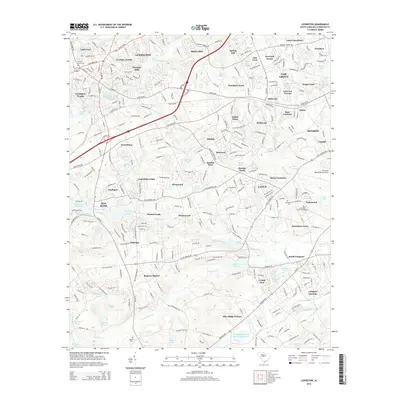2014 Map of Lexington, 2014 Print