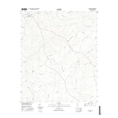 2017 Map of Lexington, 2017 Print