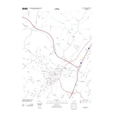 2013 Map of Lexington, 2013 Print