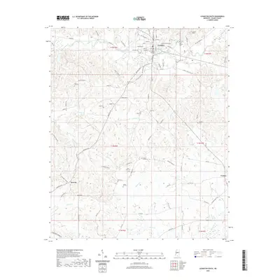 2020 Map of Lexington South, 2020 Print