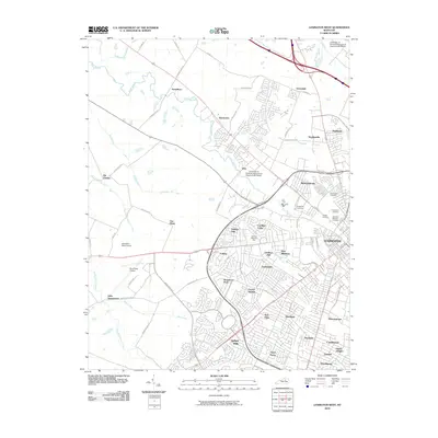 2010 Map of Lexington West, 2010 Print