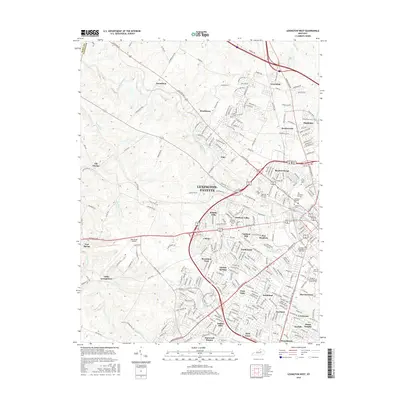 2016 Map of Lexington West, 2016 Print