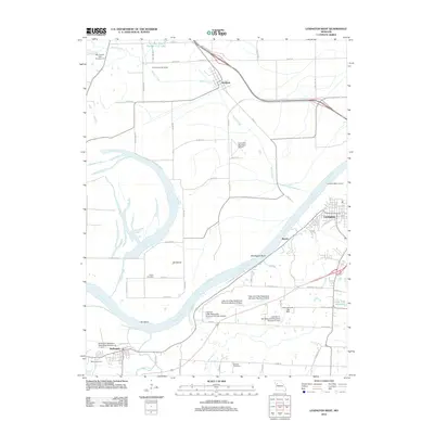 2012 Map of Lexington West, 2012 Print