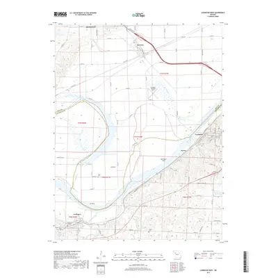 2017 Map of Lexington West, 2017 Print