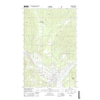 2017 Map of Libby, 2017 Print