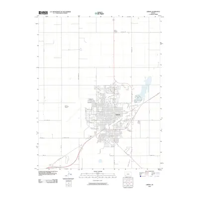2010 Map of Liberal, 2010 Print