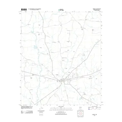 2012 Map of Liberty, 2012 Print