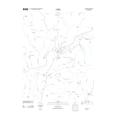 2013 Map of Liberty, 2013 Print