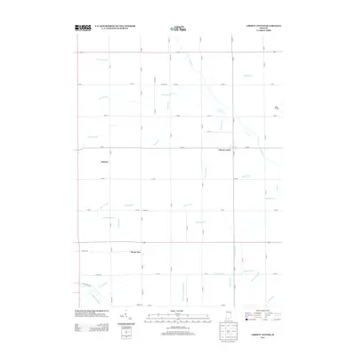 2013 Map of Liberty Center, 2013 Print