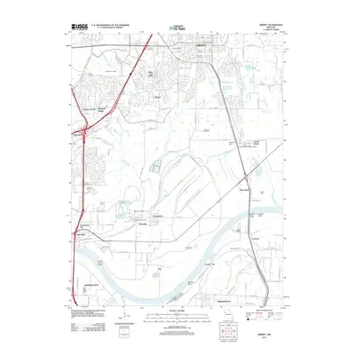 2012 Map of Liberty, 2012 Print