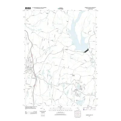 2013 Map of Liberty East, 2013 Print
