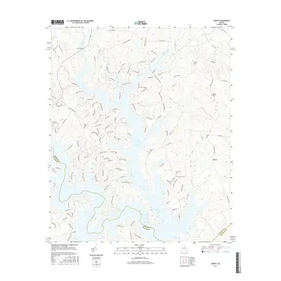 2017 Map of Liberty, 2017 Print