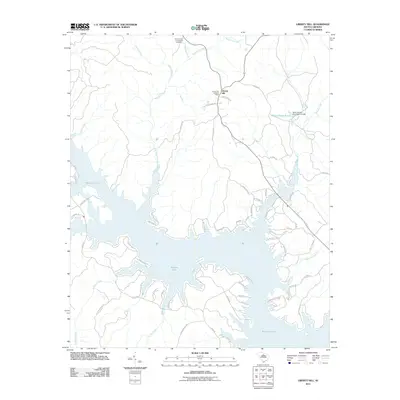 2011 Map of Liberty Hill, 2011 Print