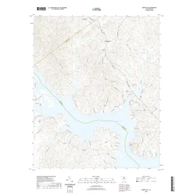 2020 Map of Liberty Hill, 2020 Print
