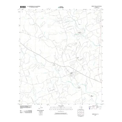 2010 Map of Liberty Hill, 2010 Print