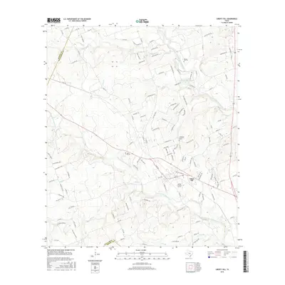 2016 Map of Liberty Hill, 2016 Print