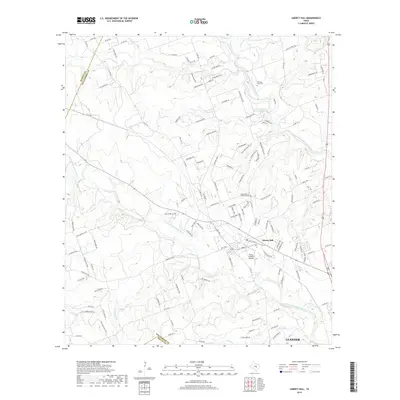2019 Map of Liberty Hill, 2019 Print