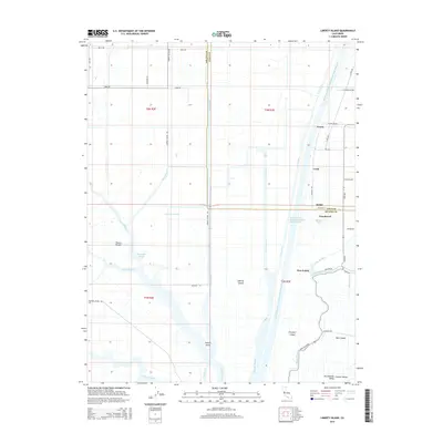2015 Map of Liberty Island, 2015 Print