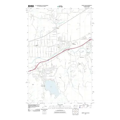 2011 Map of Liberty Lake, 2011 Print