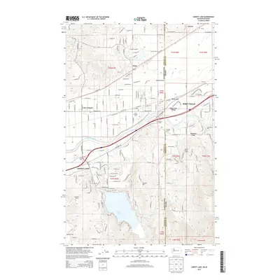 2014 Map of Liberty Lake, 2014 Print