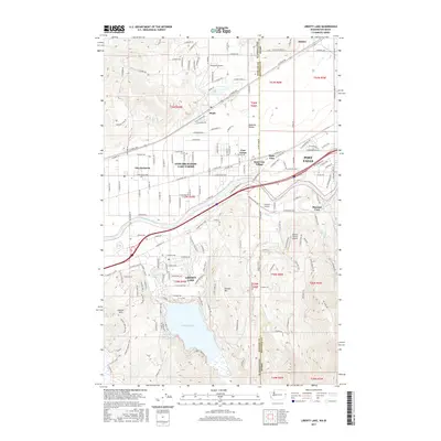 2017 Map of Liberty Lake, 2017 Print