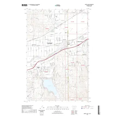 2020 Map of Liberty Lake, 2020 Print