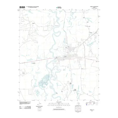 2010 Map of Liberty, 2010 Print