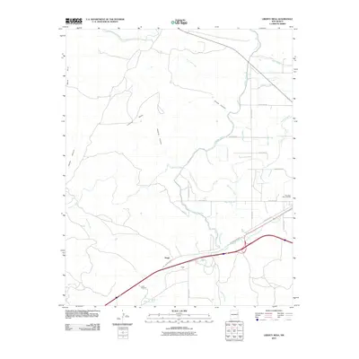 2010 Map of Liberty Mesa, 2010 Print