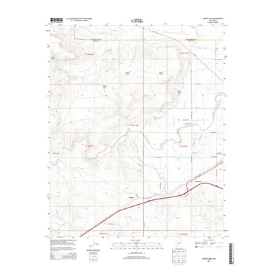 2013 Map of Liberty Mesa, 2013 Print