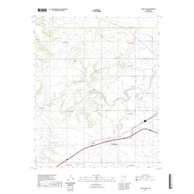 2023 Map of Liberty Mesa, 2023 Print