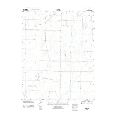 2012 Map of Liberty, 2012 Print