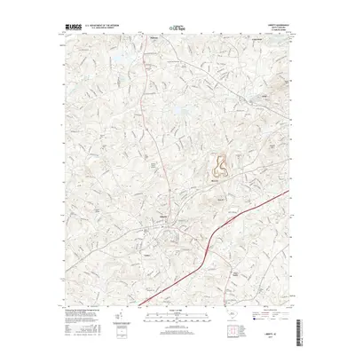 2017 Map of Liberty, 2017 Print