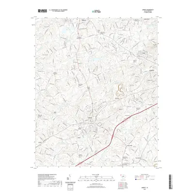 2020 Map of Liberty, 2020 Print