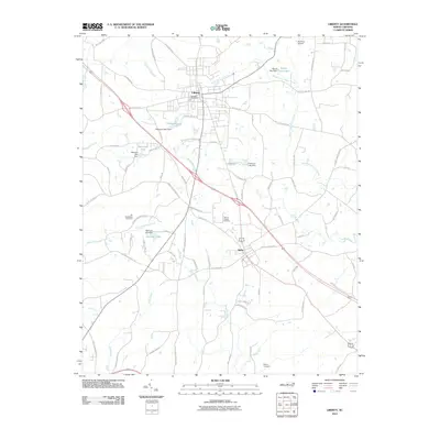 2010 Map of Liberty, 2010 Print