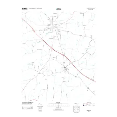 2013 Map of Liberty, 2013 Print