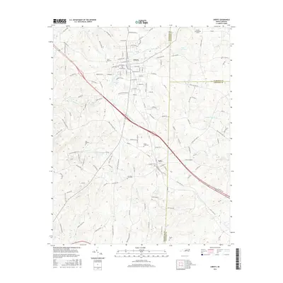 2016 Map of Liberty, 2016 Print