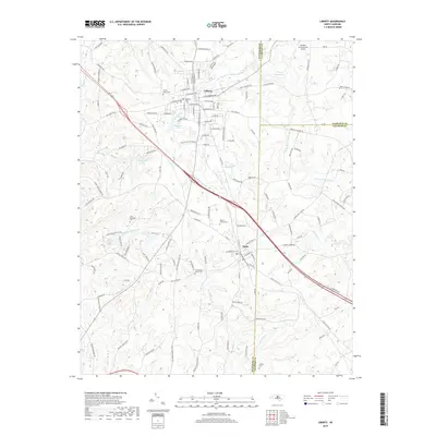 2019 Map of Liberty, 2019 Print