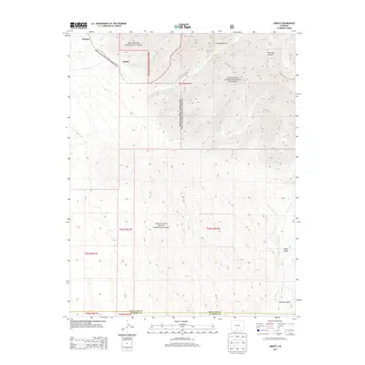 2013 Map of Liberty, 2013 Print